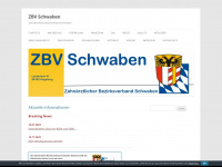 zbv-schwaben.de Webseite Vorschau