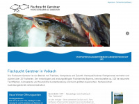 fischzucht-gerstner.de Webseite Vorschau