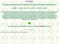 klkw.de Webseite Vorschau