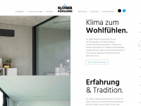 kloiber-kuehlung.at Webseite Vorschau