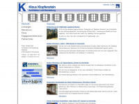 klopfenstein.ch Webseite Vorschau