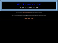 klossner.de Webseite Vorschau