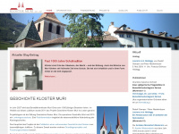 kloster-muri.ch Webseite Vorschau