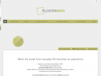 klosterberg.at Webseite Vorschau