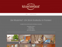 klosterhof-ebelsbach.de Webseite Vorschau