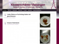 klosterschaenke-marpingen.de Webseite Vorschau