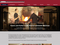 klosterschmiede-malchow.de Webseite Vorschau