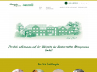 klosterseelter-altenpension.de Webseite Vorschau
