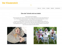 klosterstich.de Webseite Vorschau