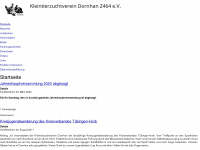 klzv-dornhan.de Webseite Vorschau
