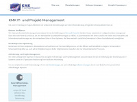 kmk-management.de Webseite Vorschau
