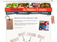 kmueller-fleischerei.de Webseite Vorschau