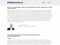 kmumarketing.ch Webseite Vorschau