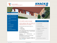 knack-dienstleistungen.de Webseite Vorschau