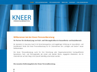 kneer-personalberatung.de Webseite Vorschau