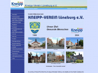 kneipplueneburg.de Webseite Vorschau