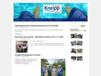 kneippverein-lebach.de Webseite Vorschau