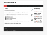 knie-bandagen.de Webseite Vorschau