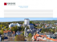 knigge-immobilien.de Webseite Vorschau