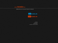 knobix.de Webseite Vorschau