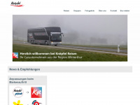 knoepfel-reisen.ch Webseite Vorschau