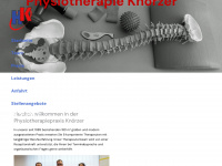knoerzer-physiotherapie.de Webseite Vorschau
