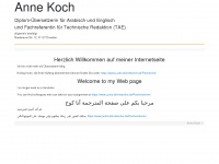 koch-uebersetzungen.de Webseite Vorschau
