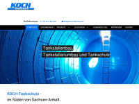 koch-tankschutz.de Webseite Vorschau