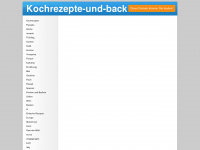 kochrezepte-und-backrezepte.de Webseite Vorschau