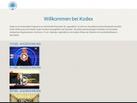 kodex.ch Webseite Vorschau