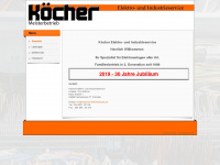 koecher-elektrotechnik.de Webseite Vorschau