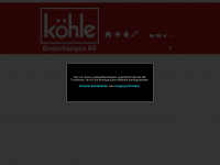 koehle.ch Webseite Vorschau