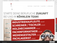 koehnlein-tueren.at Webseite Vorschau