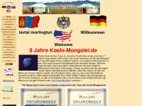 koeln-mongolei.de Webseite Vorschau