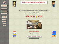 koelsch-ede.de Webseite Vorschau
