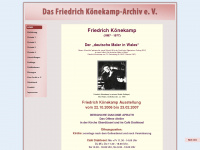 koenekamp-archiv.de Webseite Vorschau
