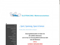 slotracing.ch Webseite Vorschau