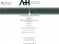 alexander-herrmann.de Webseite Vorschau