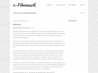 e-filmmusik.de Webseite Vorschau