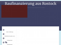 baufinanzierung-rostock.de Webseite Vorschau