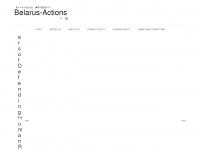 belarus-actions.org Webseite Vorschau