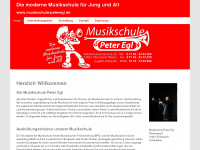 musikschule-peteregl.de Webseite Vorschau