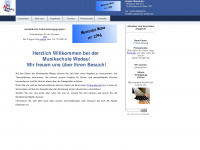 musikschule-wedau.de Webseite Vorschau