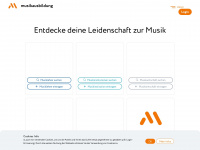 musikausbildung.com Webseite Vorschau