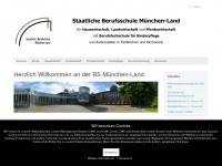 berufsschule-muenchen-land.de Webseite Vorschau