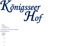 koenigsseer-hof.de Webseite Vorschau
