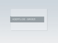 koepfli.de Webseite Vorschau