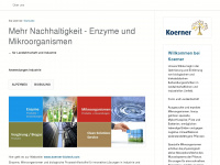 koerner-ag.ch Webseite Vorschau