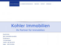 kohlerimmo.ch Webseite Vorschau