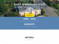 kohlpartner.de Webseite Vorschau